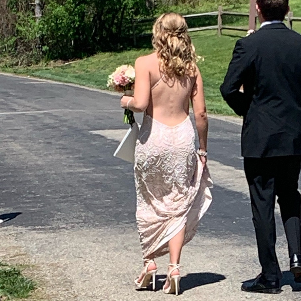 Elegant Backless Gown